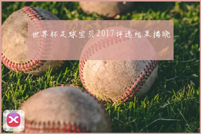 世界杯足球宝贝2017评选结果揭晓