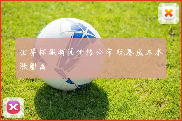 世界杯旅游团价格公布 观赛成本水涨船高