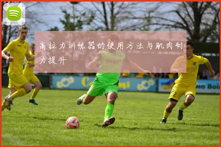 高拉力训练器的使用方法与肌肉耐力提升